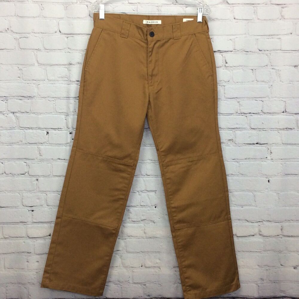 Pacsun Mens Jeans Size 30x30 Brown Straight Casual Denim Stretch Country Festive